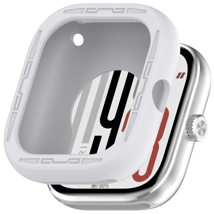 Für Redmi Watch Silikon-Uhrenschutzhülle (Kokosnussgrau)