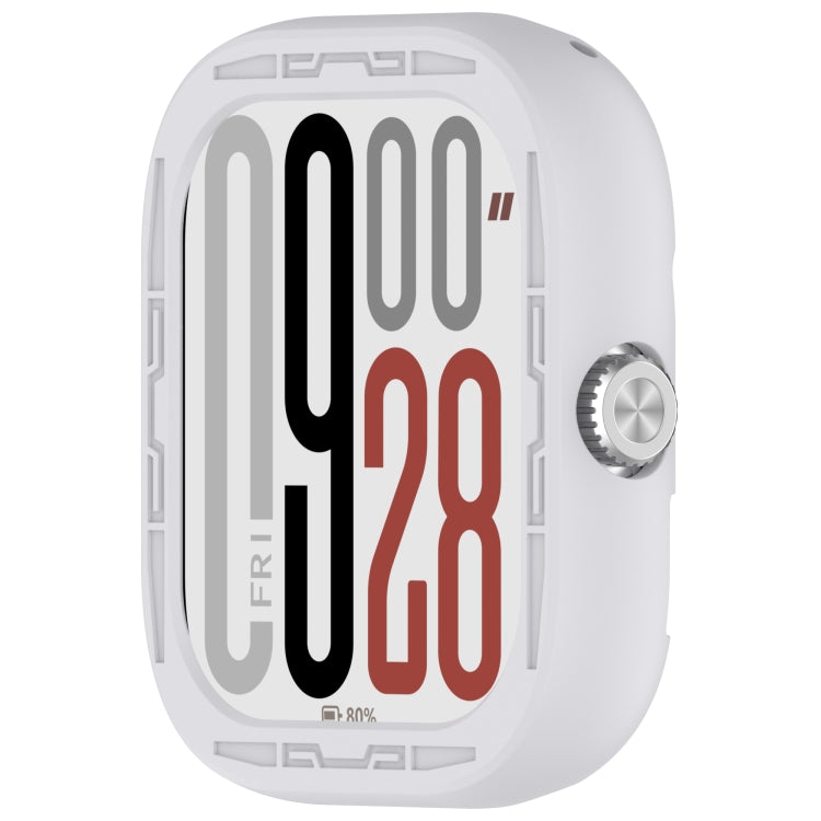 Für Redmi Watch Silikon-Uhrenschutzhülle (Kokosnussgrau)