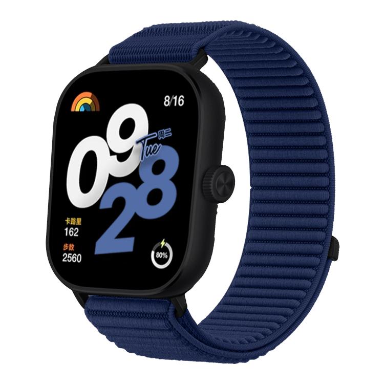 Für Redmi Watch 6 / 5 / 4 Gewebtes Nylon-Armband Darkblau