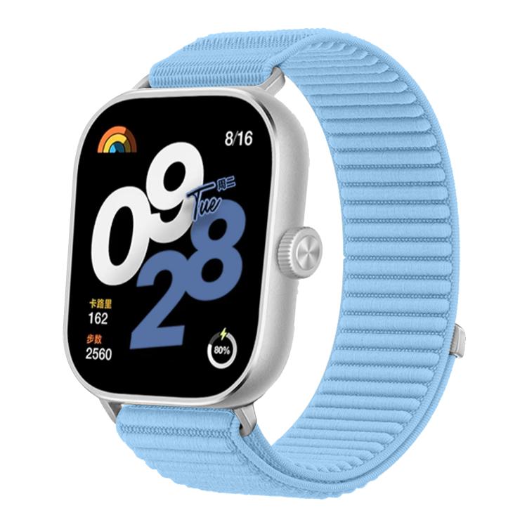 Für Redmi Watch 6 / 5 / 4 Gewebtes Nylon-Armband Hellblau