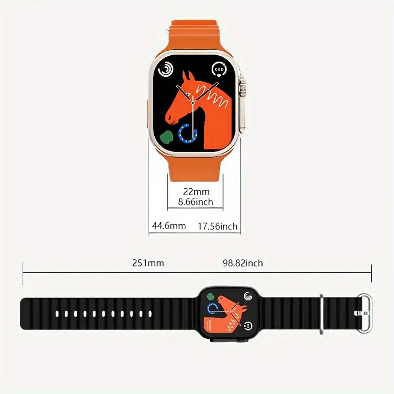 Smartwatch Ultra Geschenk Set 7 In 1 + Uhr & Wireless Ladegerät inkl. Bänder