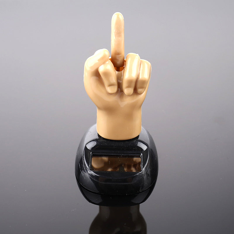 Wackelnder Mittelfinger / Stinkefinger fürs Autofenster