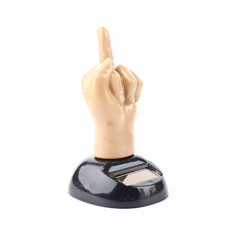 Wackelnder Mittelfinger / Stinkefinger fürs Autofenster
