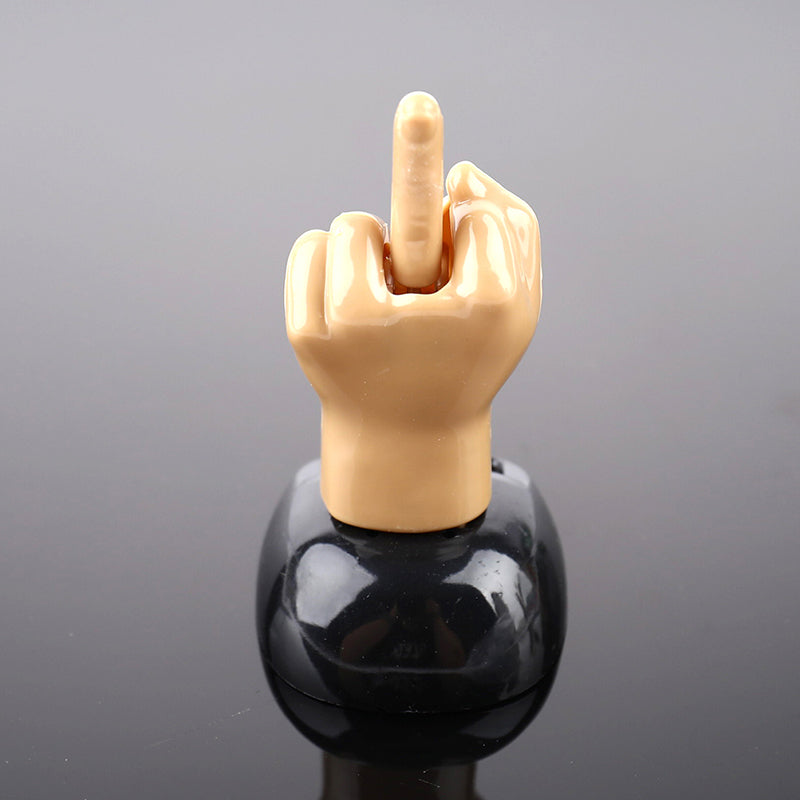 Wackelnder Mittelfinger / Stinkefinger fürs Autofenster