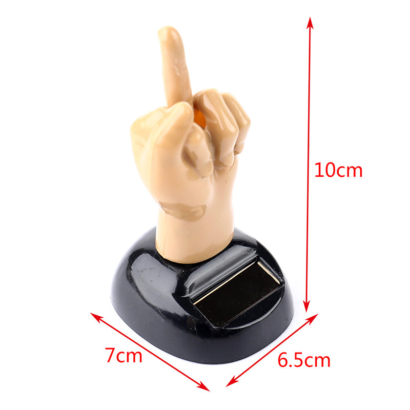 Wackelnder Mittelfinger / Stinkefinger fürs Autofenster