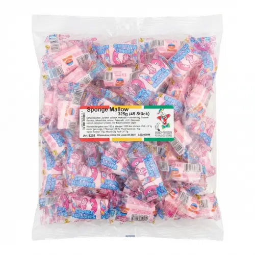 Schaumzucker Sponge Mallow einzeln verpackt 45 Stück im Beutel