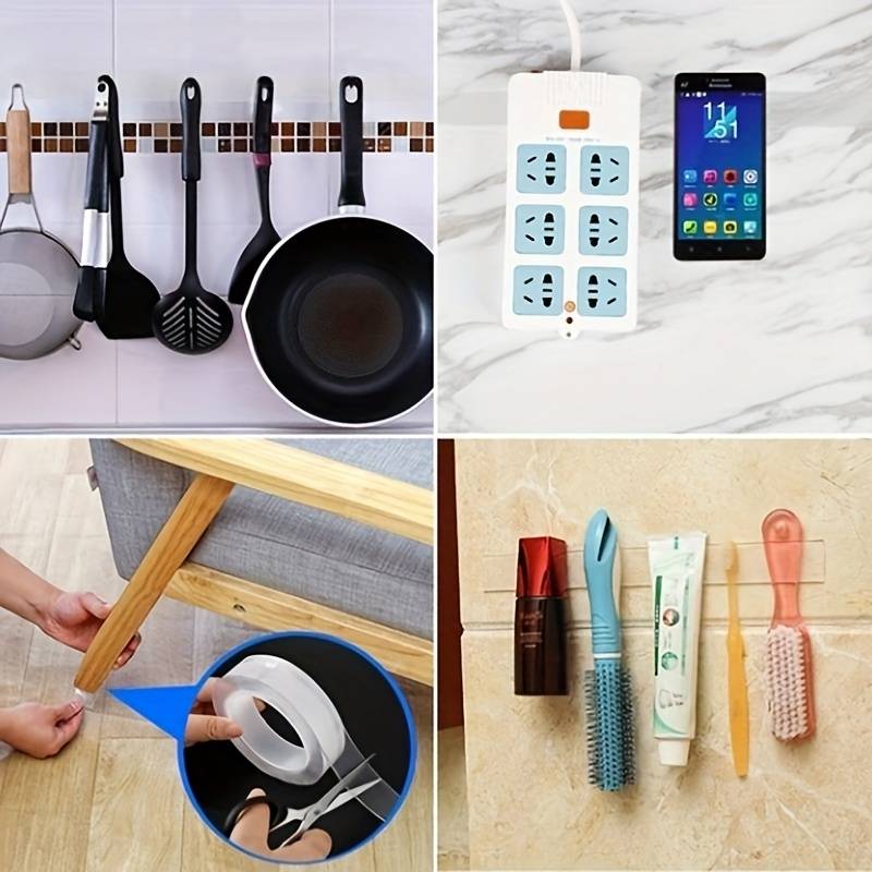 Starkes transparentes Nanoband Waschbar 2cm Breit & 5M lang