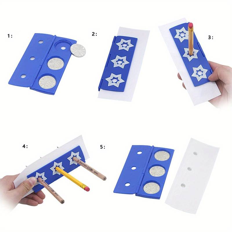 Stift Durch Münzen Zaubertrick