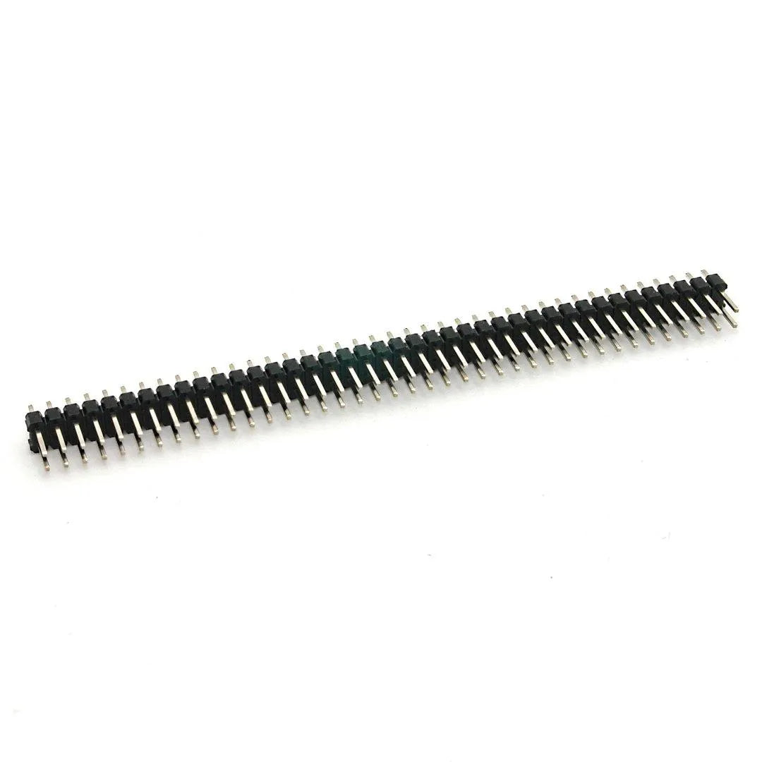 Stiftleiste, 2x 40-polig, RM 2,54, gerade