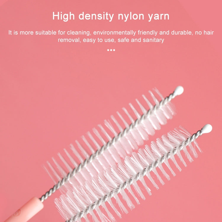 Nylon Einfüllflasche Reinigungsbürste Rotierende Teekannenbürste