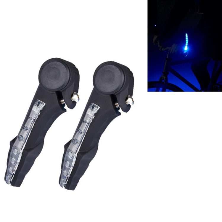 2 x Fahrrad Led Lenker Blinker - Blaues Led Licht