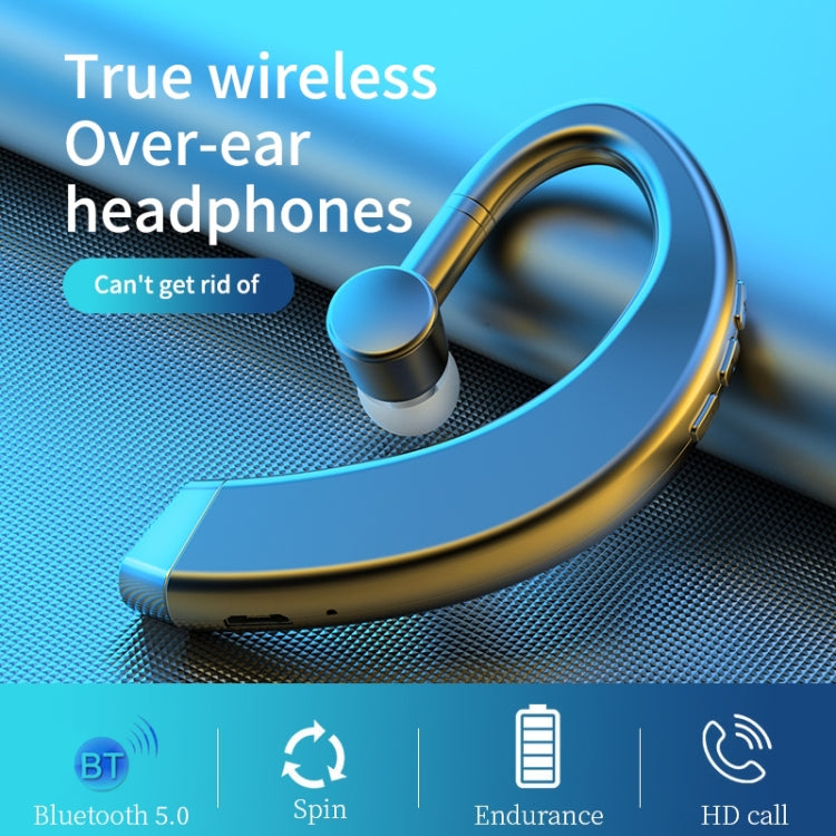 Bluetooth 5.0 Ohrhörer/Kopfhörer S109 für ein Ohr in Blau