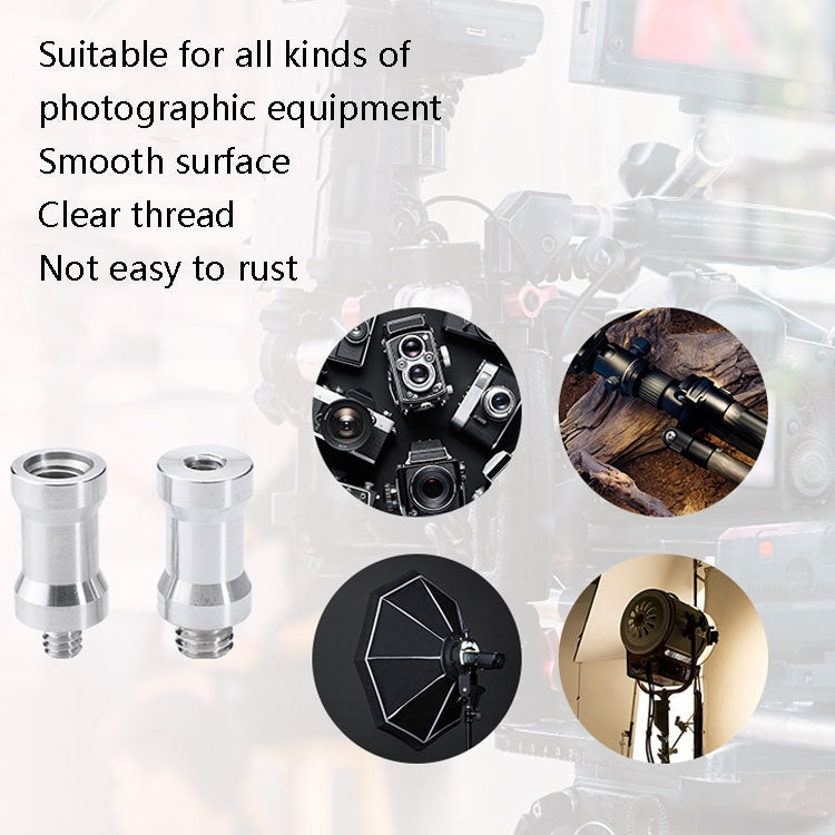 Schraubadapter 3/8 weiblich bis 1/4 männliche Schraube