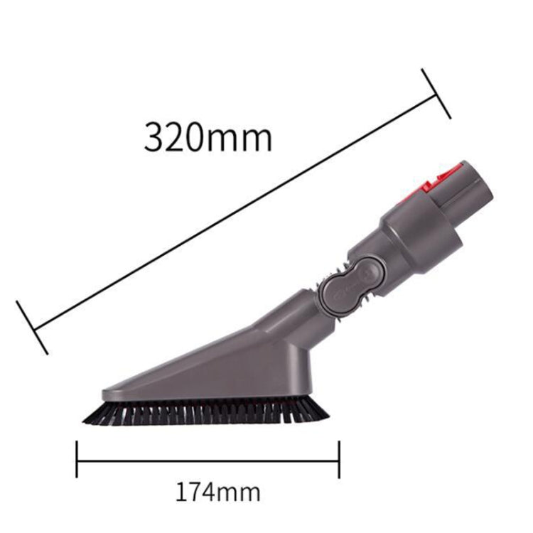 Möbelbürste, Klappbürste, universeller Drehkopf für Dyson V7, V8, V10, V11