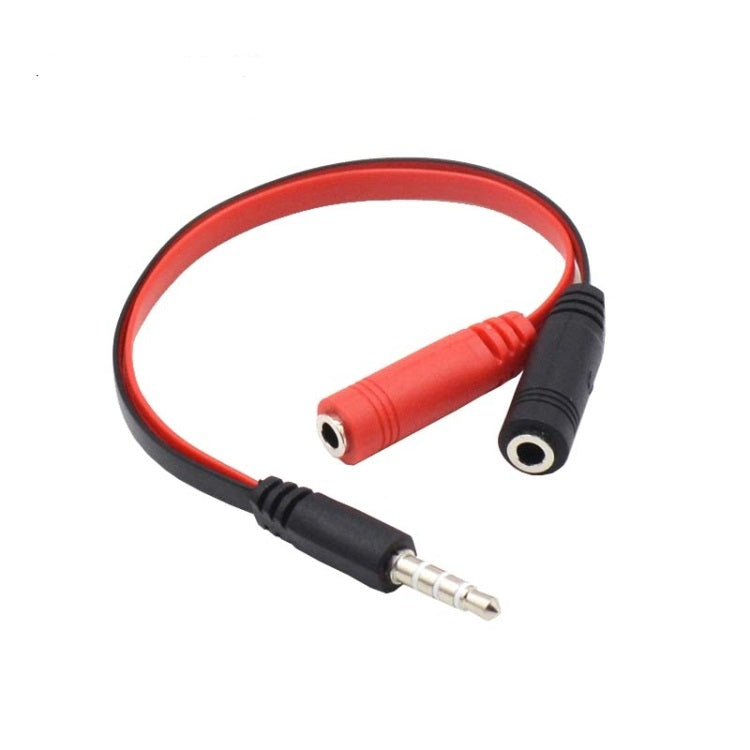 20 cm 3,5 mm Auto Audio Computer Headset Mikrofon 2 in 1 Adapterkabel (vernickelt)