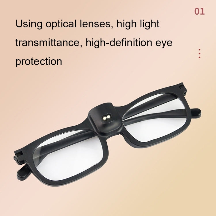 Brille mit Mal- und Leselupe und 2 LED-Leuchten