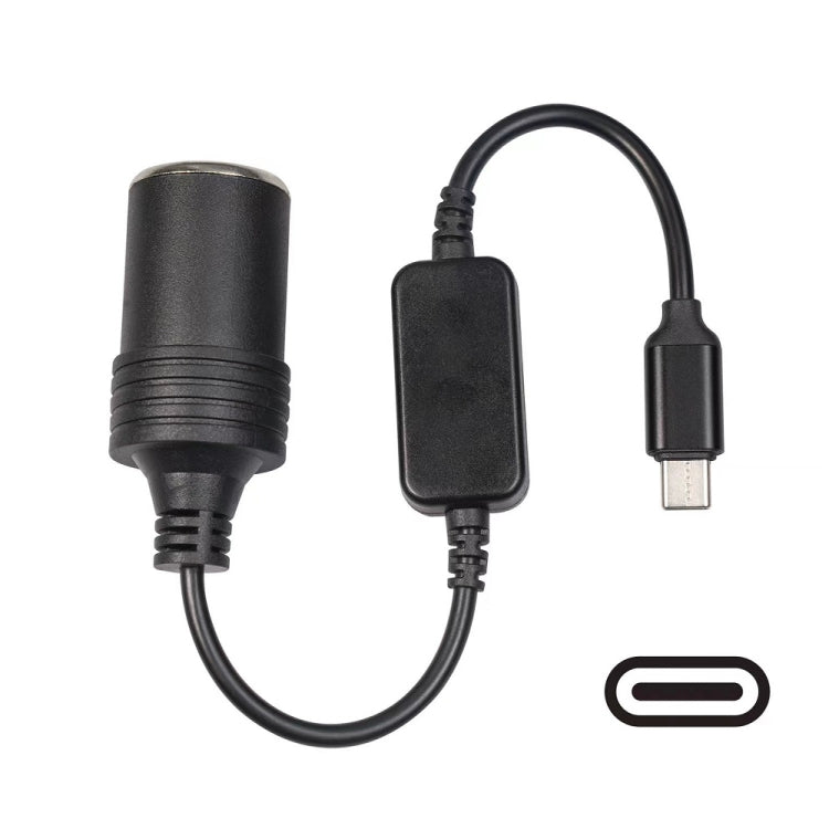 12W Power Driving Recorder TYPE-C an Zigarettenanzünderbuchse, 60cm, 1.2m