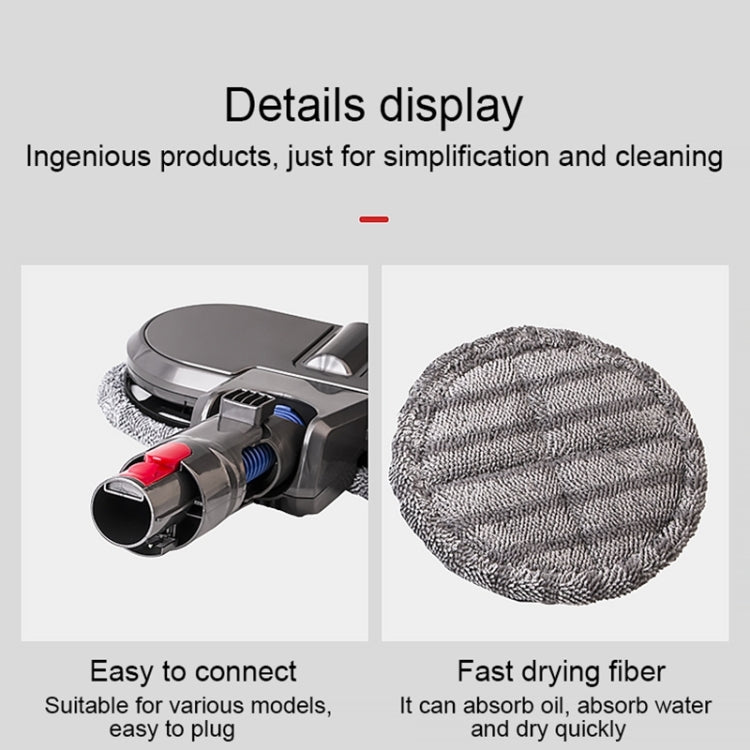 Für Dyson V10 Slim / SV18 / V12 Slim X001 elektrischer Wischkopf + Wassertank, For Dyson Slim