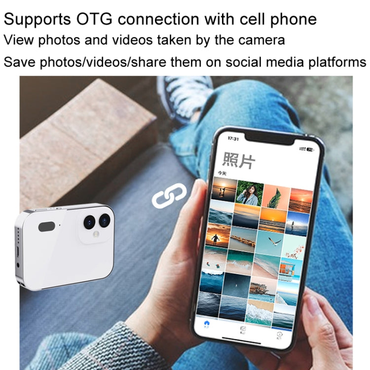 D6 CCD HD Digitalkamera Film Musik Smart Kamera Touchscreen Studentenkarte Videorecorder, ohne Speicher