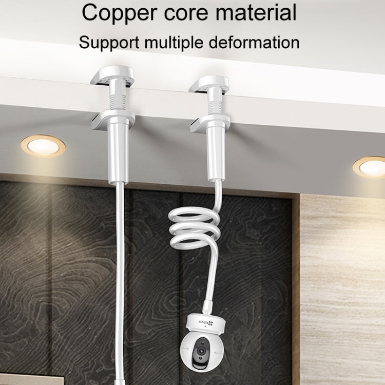 Überwachungskamera-Montagehalterung, Schrank-Deckenregal Weiß 110cm / 50cm