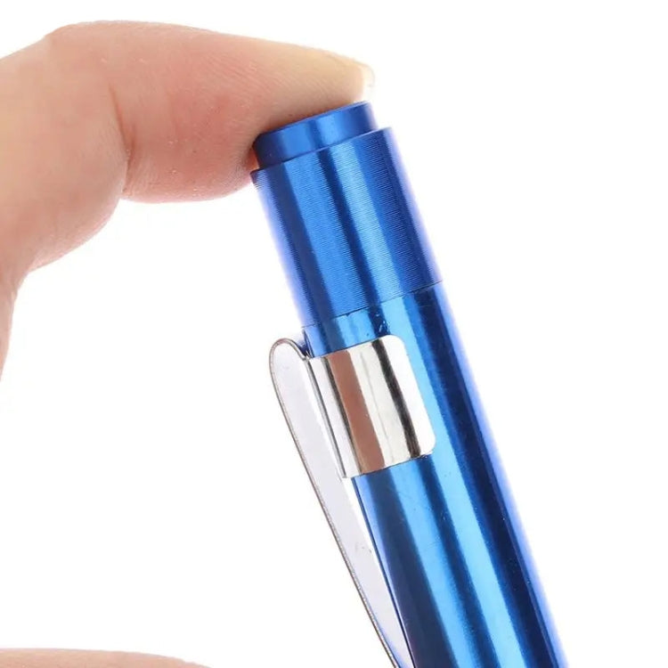 Multifunktionale Stift-Taschenlampe mit abgestufter LED-Stiftlampe Blau