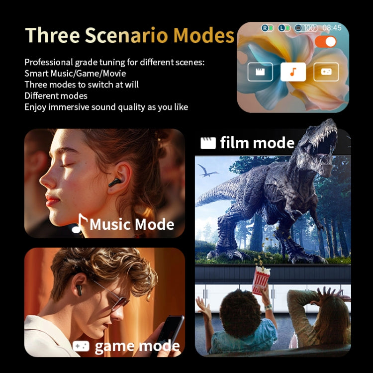 LY30 Vollfarb-Touchscreen ANC+ENC Rauschunterdrückung Kabellose Bluetooth-Ohrhörer