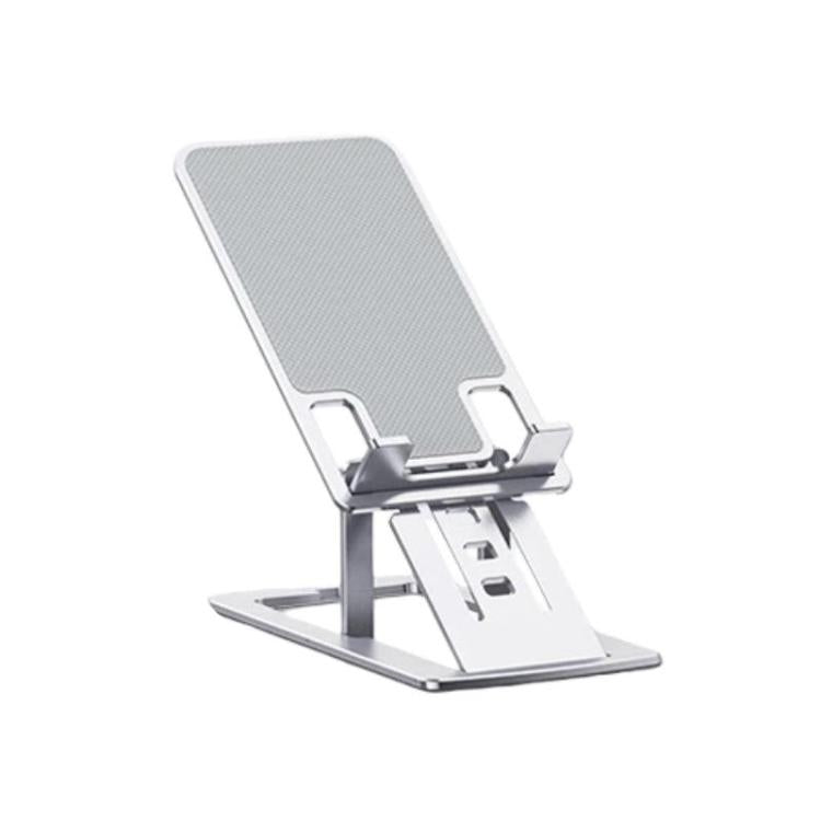 Universeller Metall-Tischständer für Handys und Tablets (Silber)