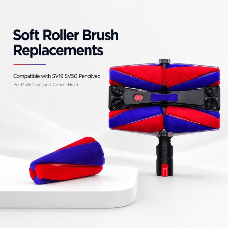 Ersatz-Walzenbürste für den multidirektionalen Reinigungskopf des Dyson SV50 Pencilvac, Soft Roller Brush