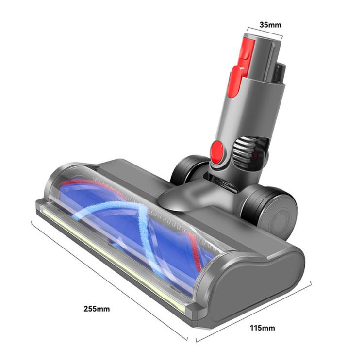 Ersatz-Reinigungskopf, verwicklungsfreie V-förmige Rollenbürste & weiche Plüschwalze (Set), For Dyson V15/V11/V10/V8/V7, For Dyson V12 Slim/V10 Slim