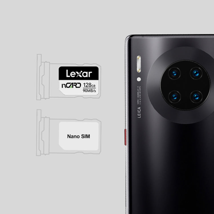Lexar nCARD 128/256GB Speicherkarte Mobiltelefon-Erweiterungs-NM-Karte