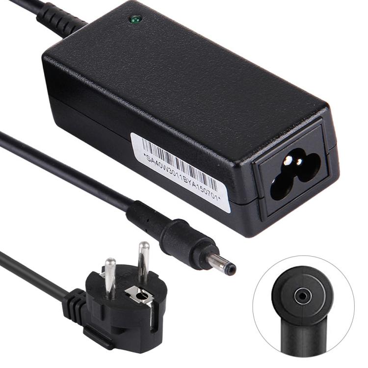 40W 19V 2,1A AC-Adapter-Netzteil für Samsung AD-4019W / AA-PA2N40L / BA44-00278A / NP900X1A / NP900X1B, Anschluss: 3,0*1,1, EU-Stecker