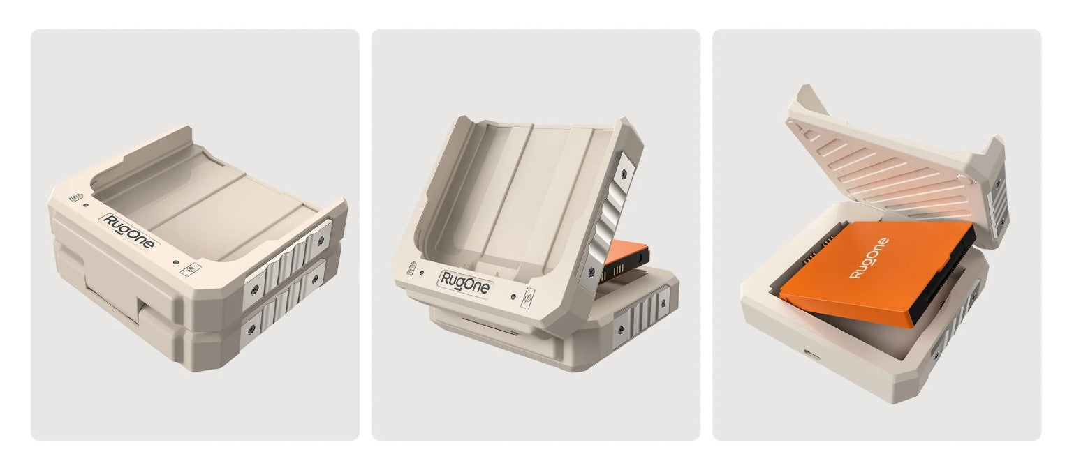 Rugone Xever 7 Pro/Xever 7 Tisch Ladestation RAS01 für Akku & Smartphone