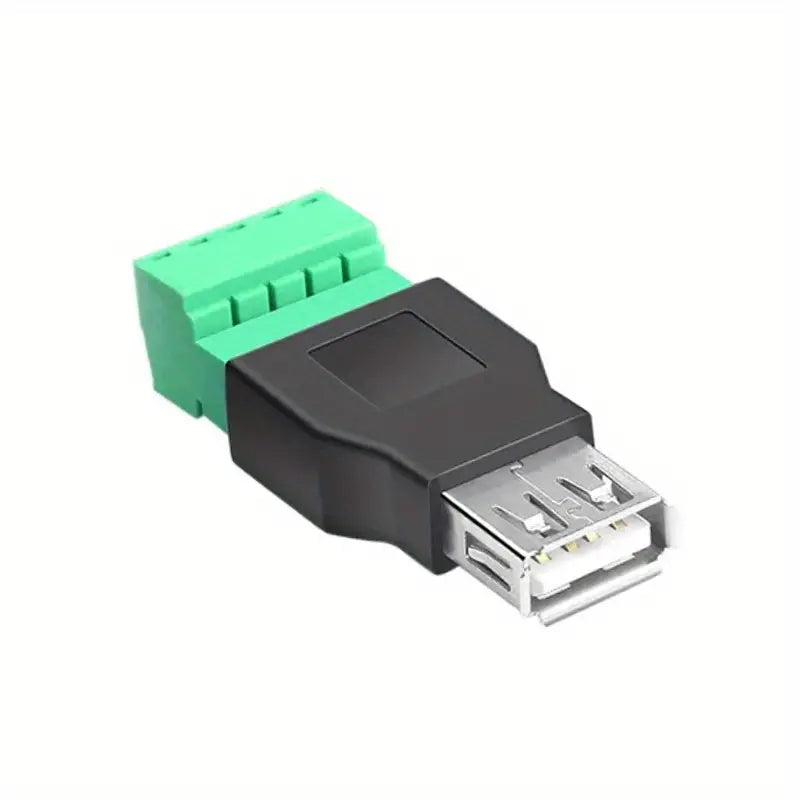 USB-Stecker auf 5P-Terminal Klemmenblock-Adapter USB2.0 Typ A