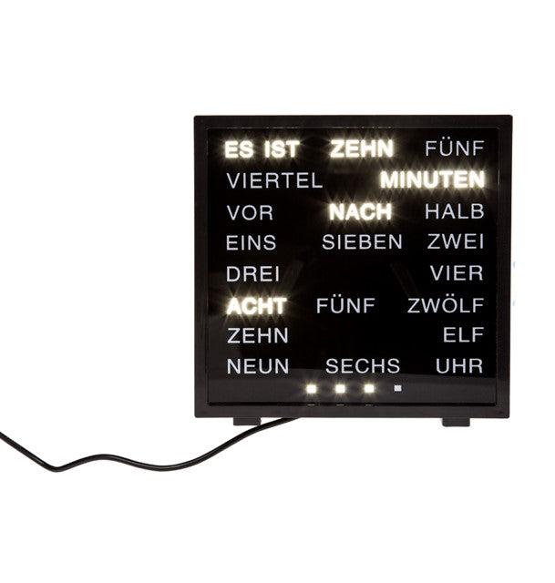 Uhr mit deutscher Wort-Anzeige