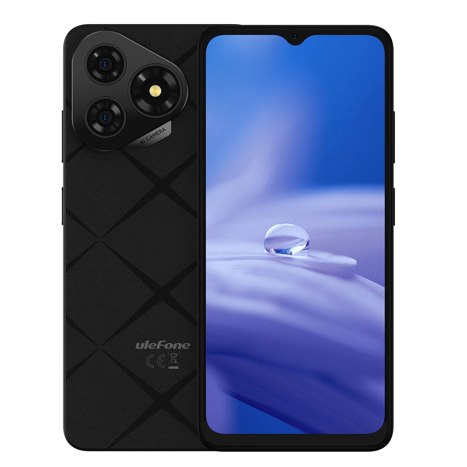 Ulefone Note 19 6.56-inch HD+ Unisoc T603, Octa-core 5000mAh 3GB+32GB Schwarz