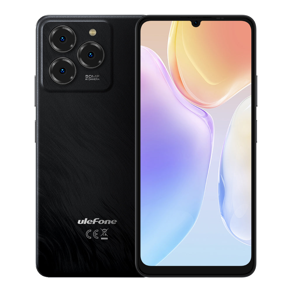 Ulefone Note 20 Pro 6.75-inch HD+ Unisoc T606, Octa-core 128GB 6000mAh Schwarz