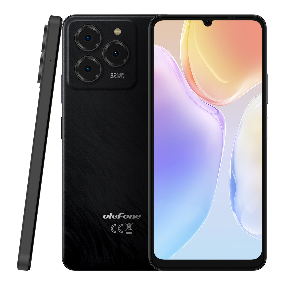 Ulefone Note 20 Pro 6.75-inch HD+ Unisoc T606, Octa-core 128GB 6000mAh Schwarz