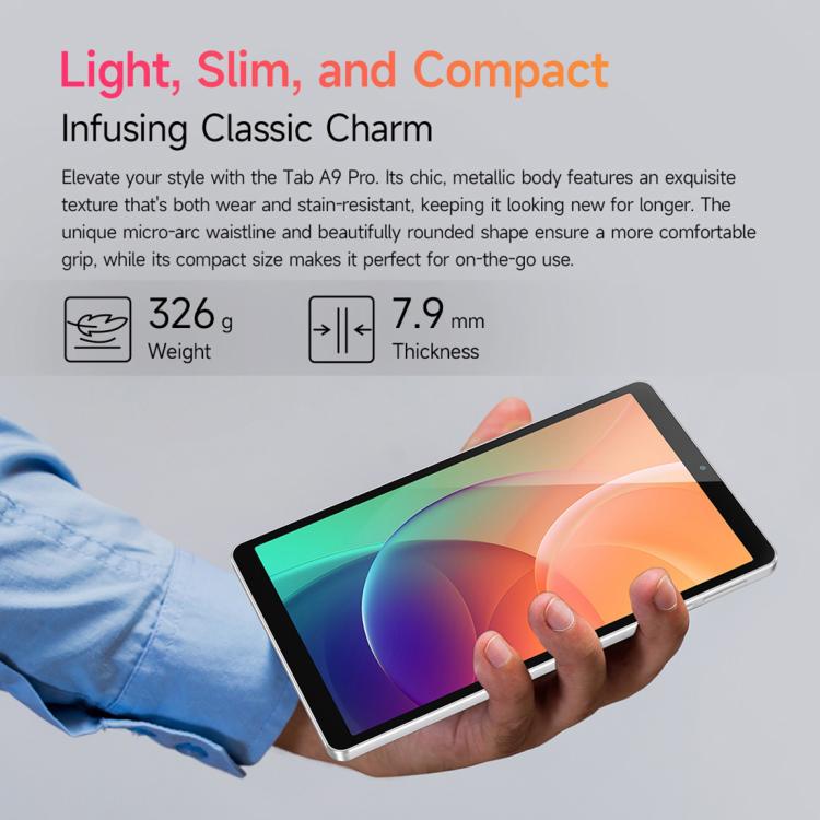 Ulefone Tab A10 Pro Tablet PC, 6GB+128GB, 8.68 inch Android 15 MediaTek Helio G91 Octa Core 4G Netz