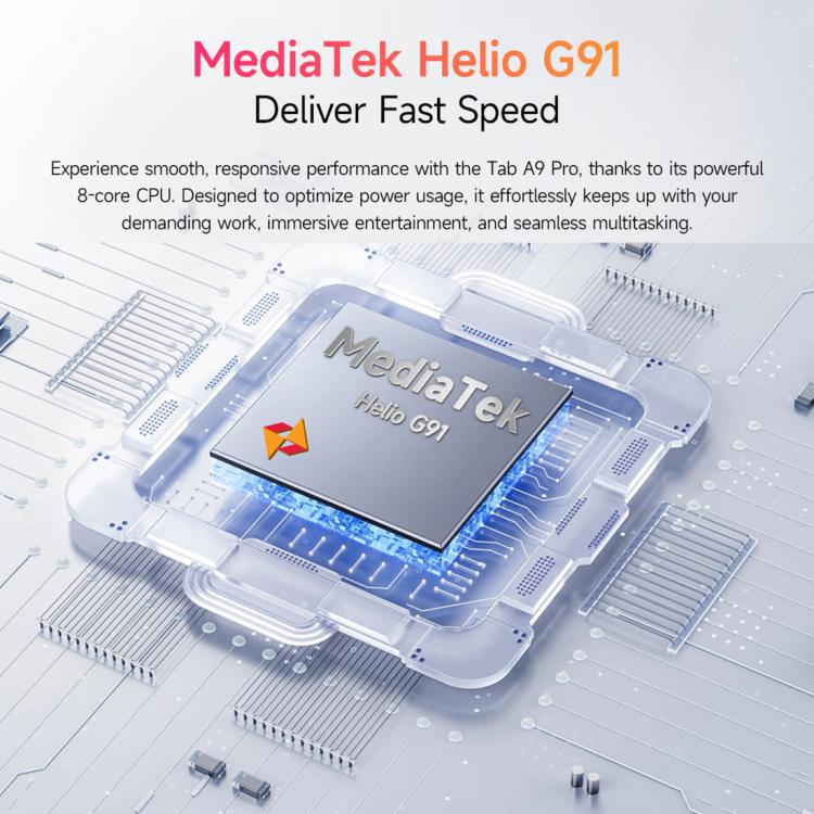 Ulefone Tab A10 Pro Tablet PC, 6GB+128GB, 8.68 inch Android 15 MediaTek Helio G91 Octa Core 4G Netz