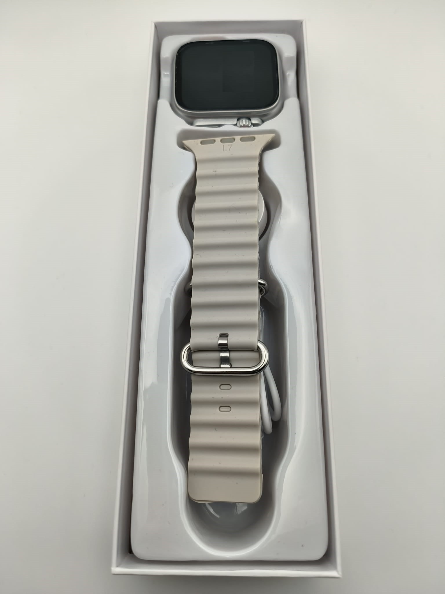 Smartwatch Ultra Smart Watch T800 Serie 7, 8, S8 45mm 2,08 Zoll Silber Modell