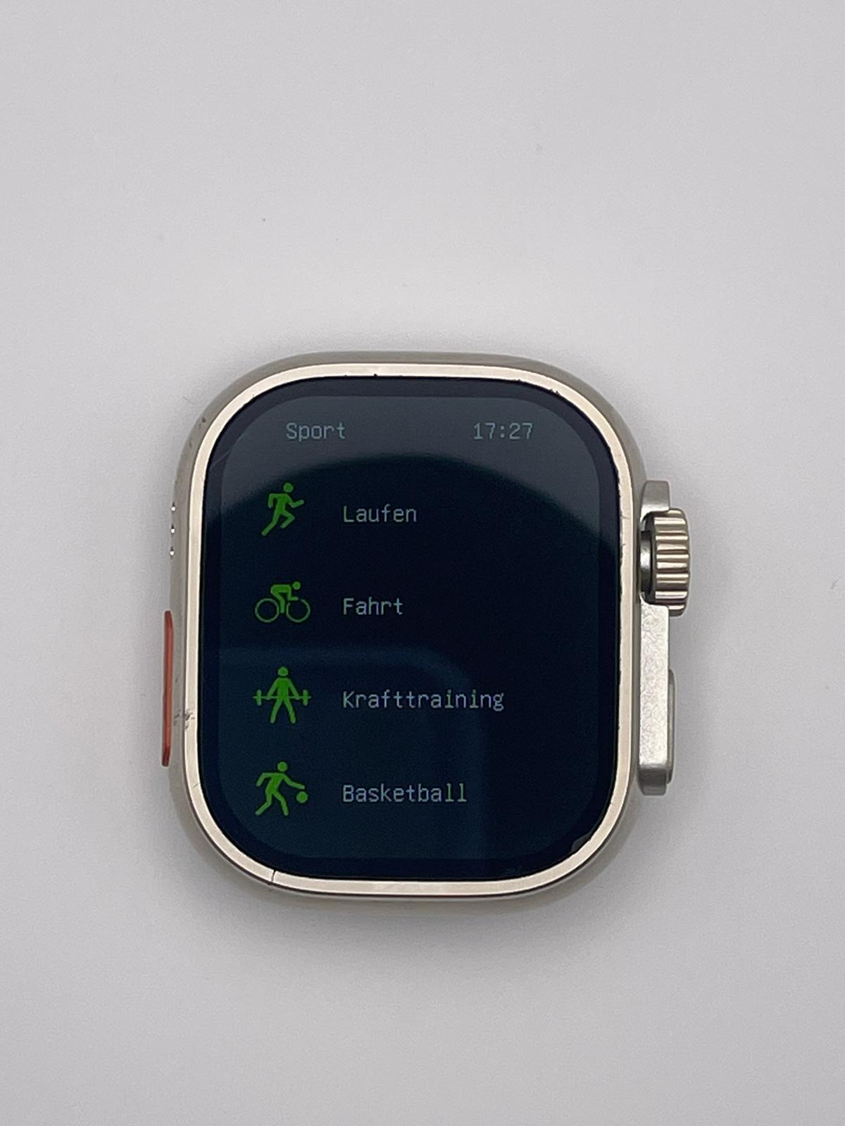 Smartwatch Ultra 9 DT900 Big 2.06 + 7 Bänder / Wireless Charger / Silicone Case