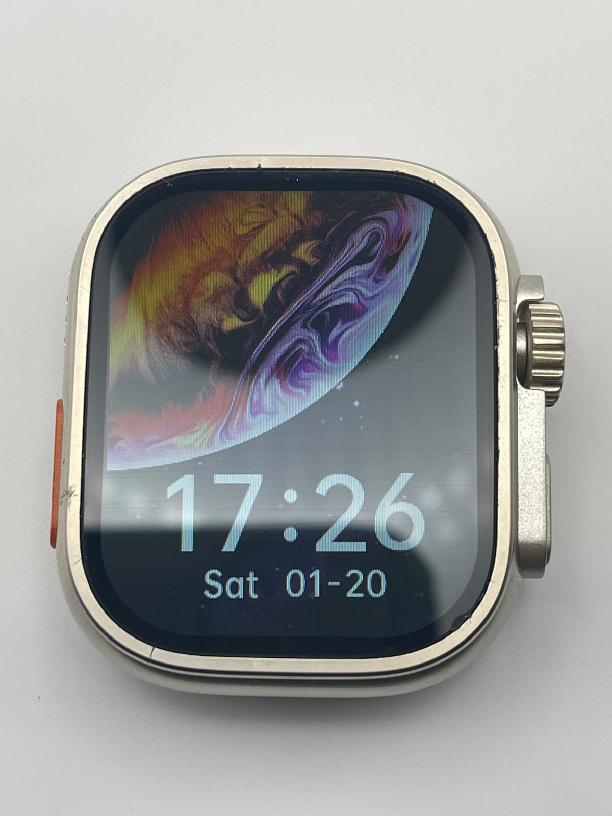Smartwatch Ultra 9 DT900 Big 2.06 + 7 Bänder / Wireless Charger / Silicone Case