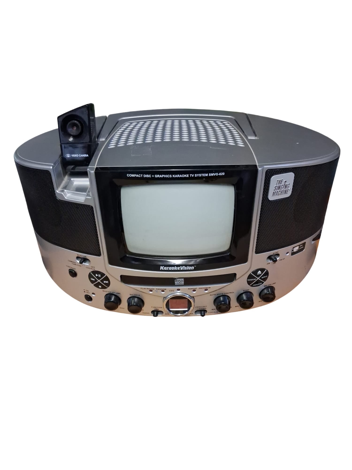 Singing Machine SMVG-620 CD+G Karaoke System mit Camera (Gebraucht Artikel)