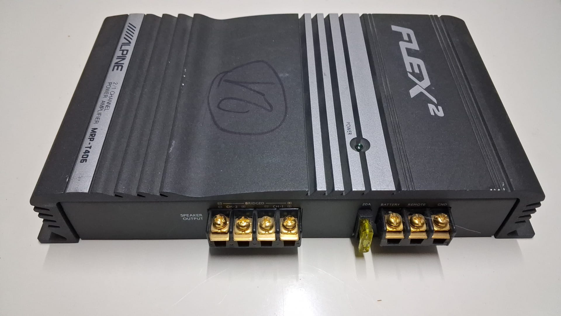 Alpine Flex 2 MRP-T406 Auto 2/1 Channel Power Amplifier (Gebraucht Artikel)