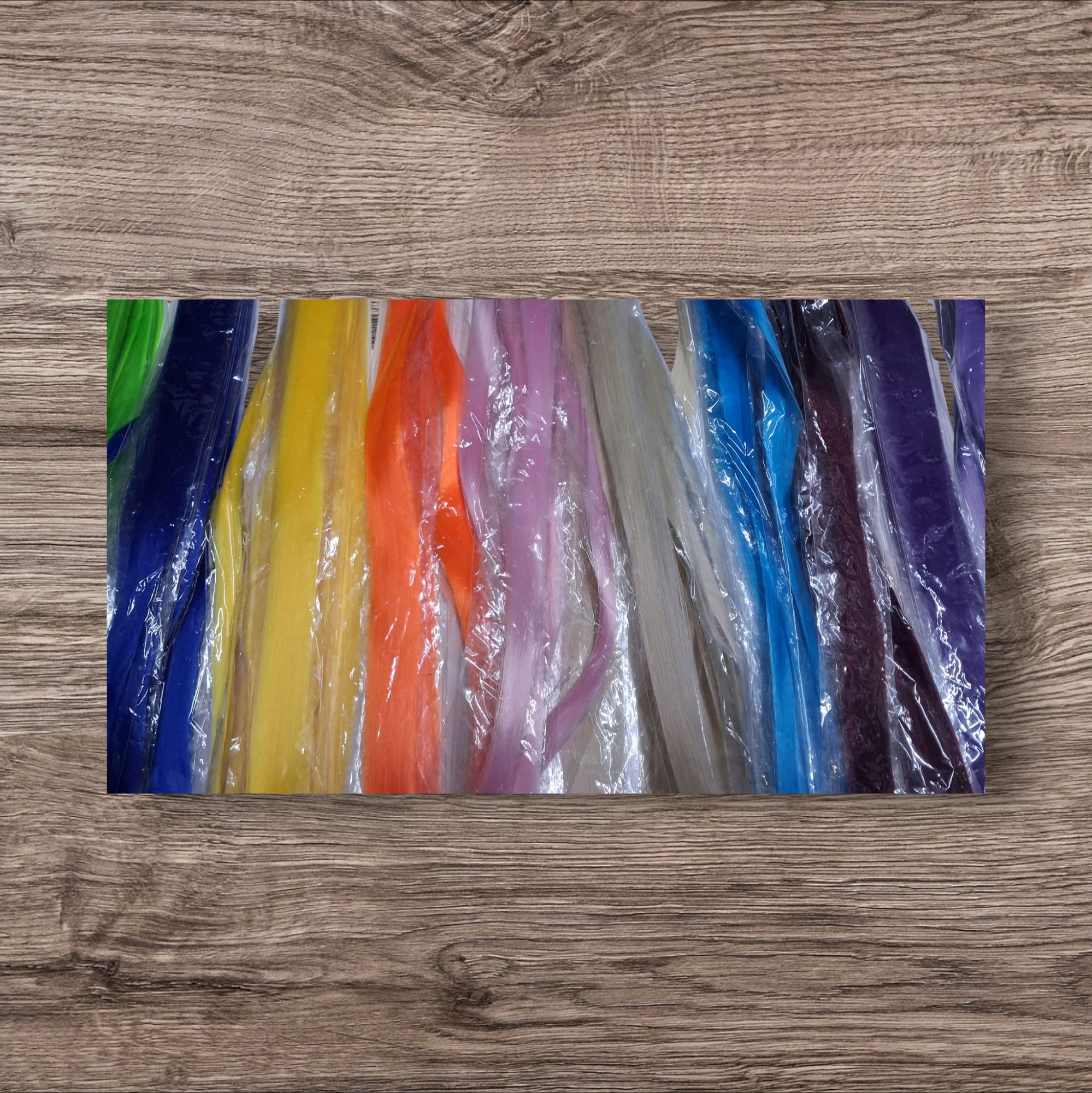 Farbige Haarverlängerungen - Verschiedene Farben ca. 54cm länge