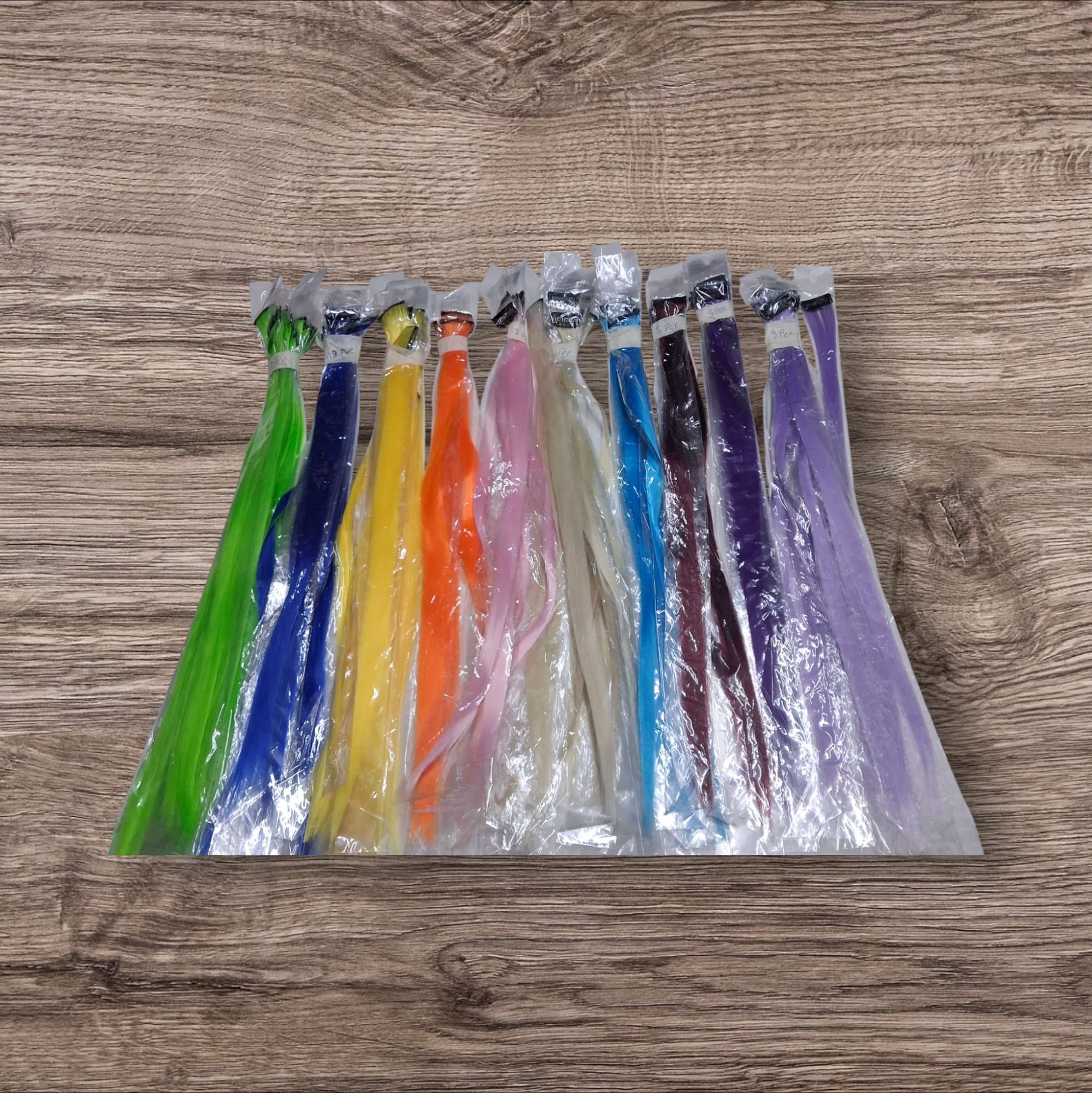 Farbige Haarverlängerungen - Verschiedene Farben ca. 54cm länge