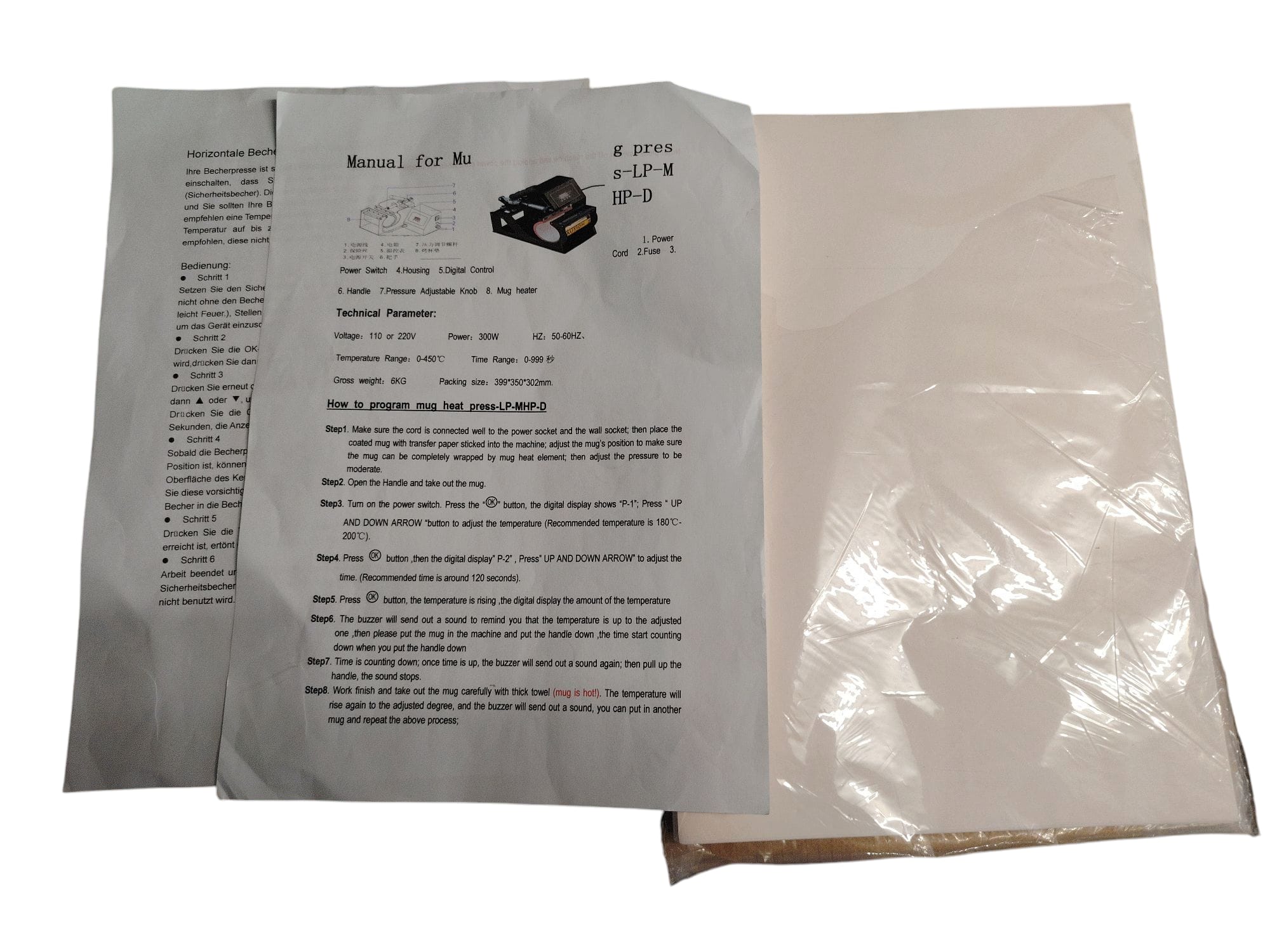 YF-11 5-in-1 Heat Press Maschine – Transferpresse für Tassen (Gebraucht Artikel)