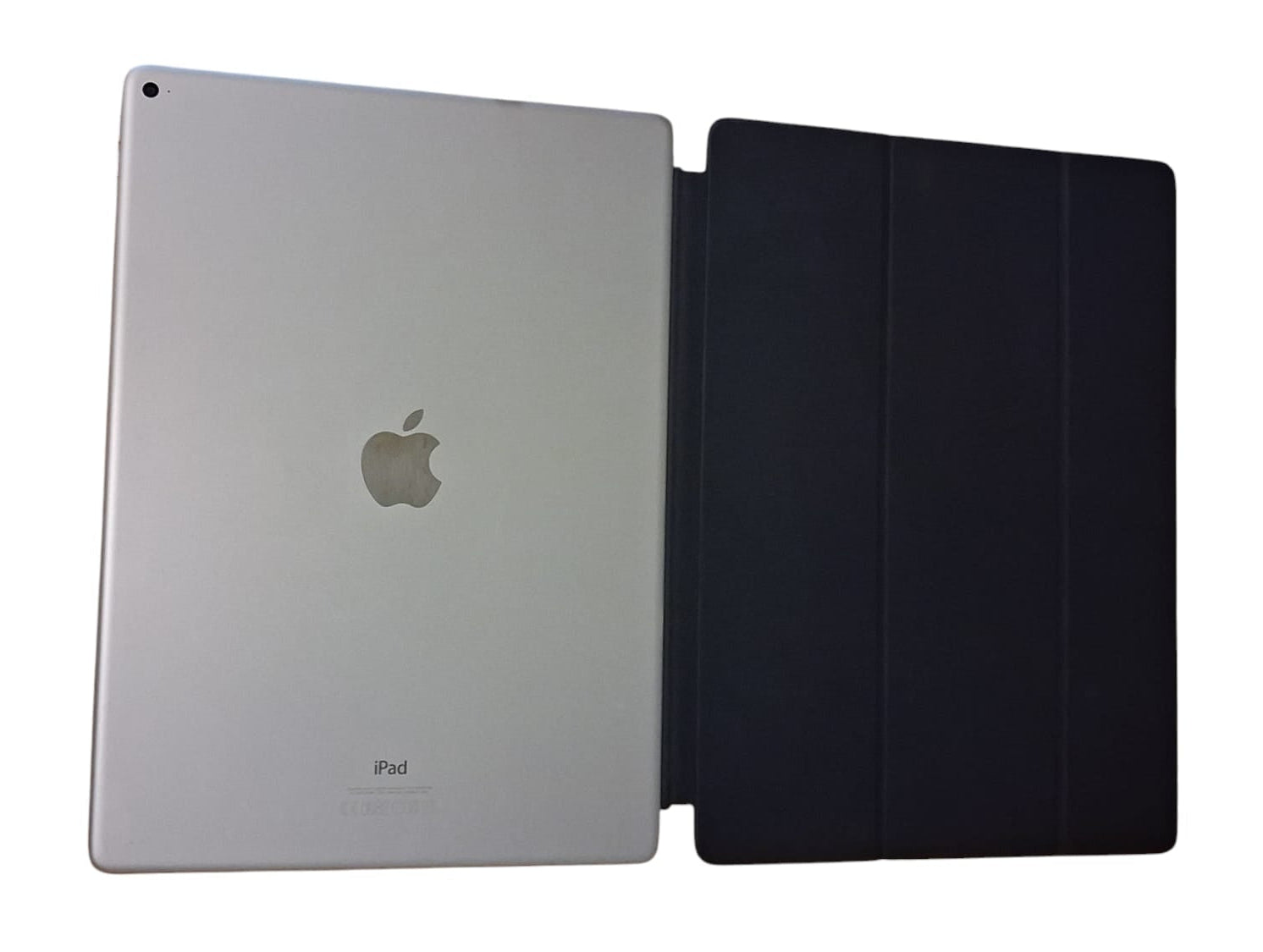 Apple iPad Pro 12.9 ML0Q2FD/A 128GB Weiss/Silber inkl. Etui in Grau ( Gebraucht Gerät )