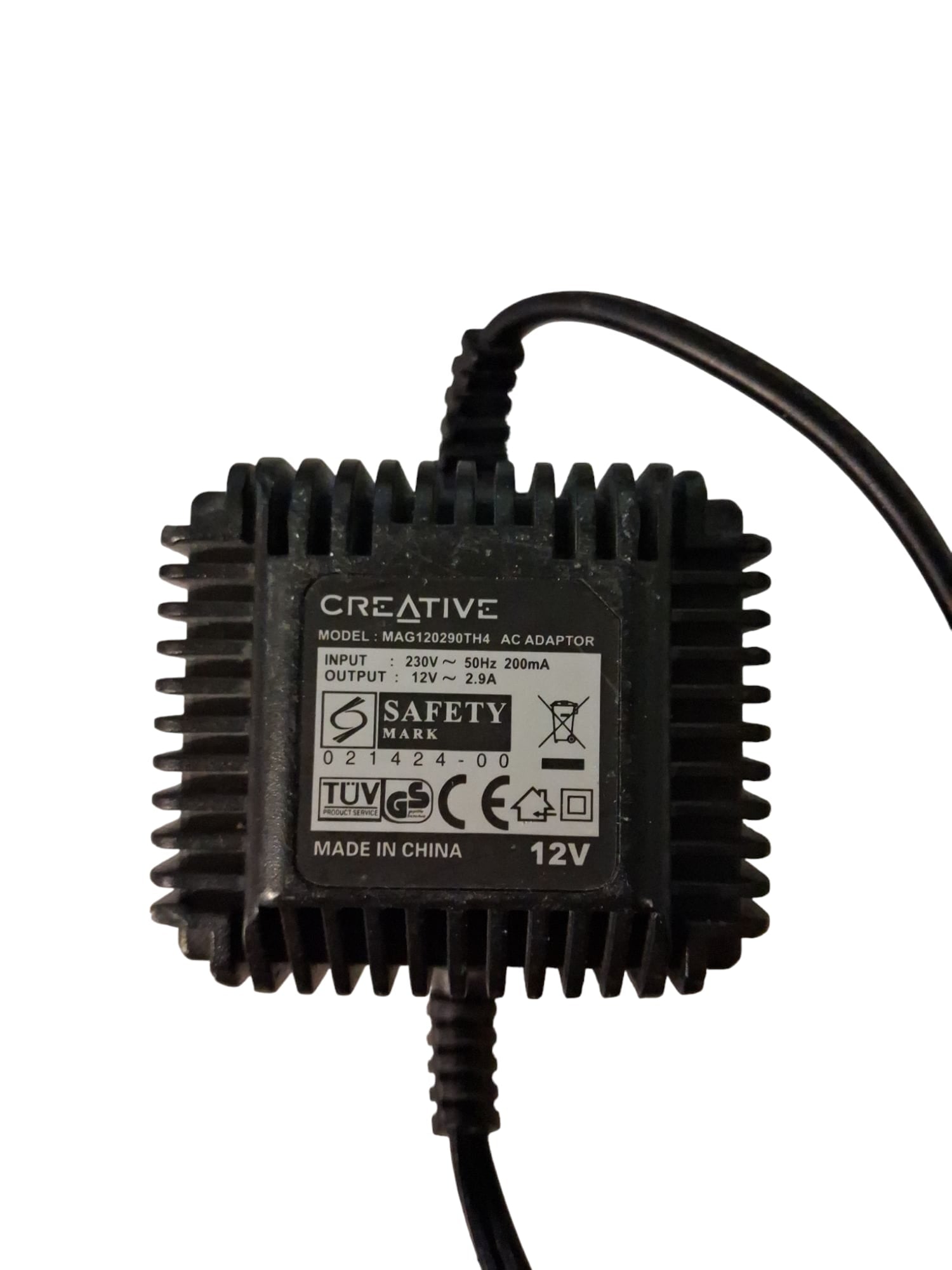 Creative MAG120290TH4 12V 2.9A Netzteil (Gebraucht Artikel)