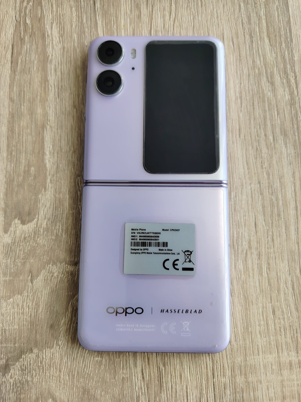 OPPO Find N2 Flip (256 GB, Moonlit Purple, Dual SIM, 5G) (Gebraucht Artikel mit Garantie bis 17.03.2026 )